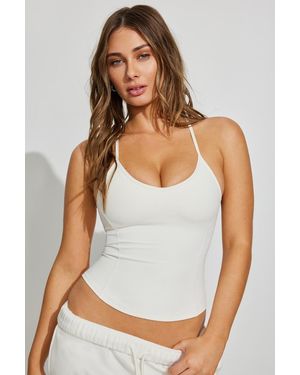 Garage Active Y-Back Tank Top - White
