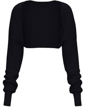 Garage Long Sleeve Shrug Cardigan - Black
