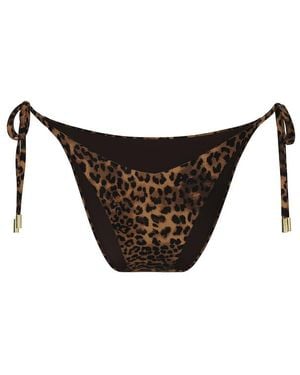 Garage Cheeky Side Tie Bikini Bottom - Black