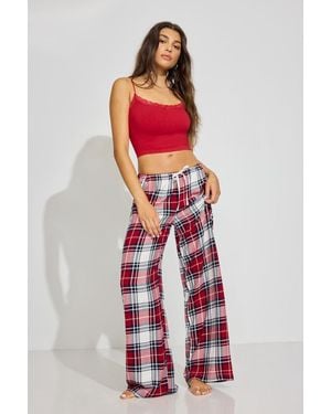 Garage Flannel Pants - Red