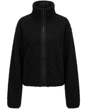 Garage Sherpa Full Zip Jacket - Black
