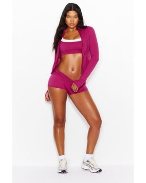 Garage Active Double Zip Jacket - Red