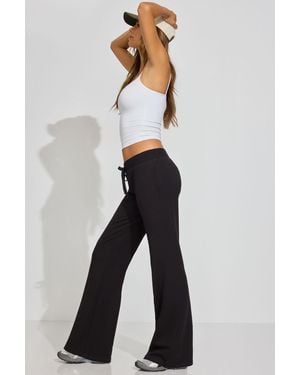 Garage Stretch Terry Bootcut Pants - Blue