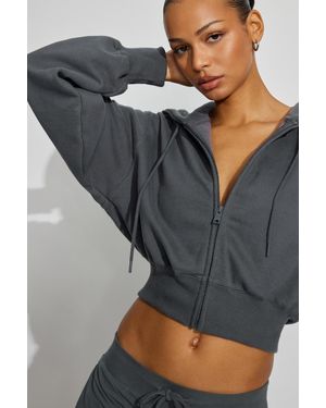 Garage Softterry Bubble Zip Hoodie - Grey