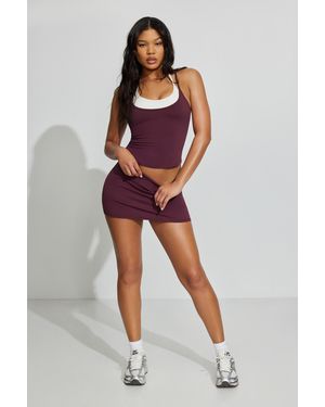 Garage Active Micro Skort - Red