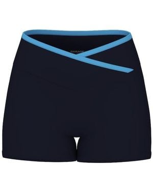 Garage Active Cross Front Shorts - Blue