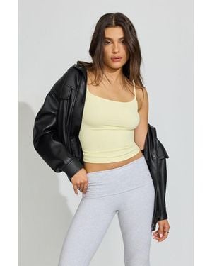 Garage Sleek Scoop Cami Top - White
