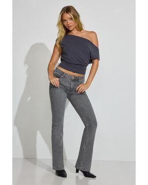 Garage Mid Rise Bootcut Jeans - Blue