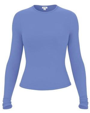 Garage Baretouch Crewneck Long Sleeve Top - Blue