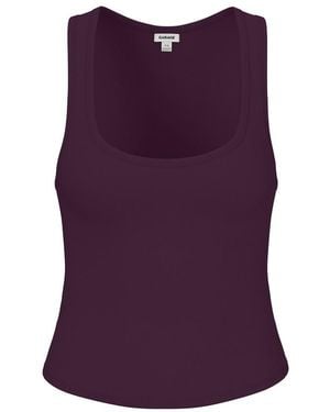 Garage Snatchrib Scoop Tank Top - Purple