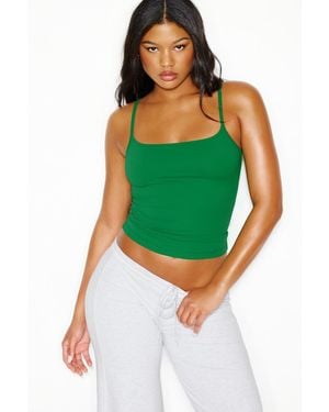 Garage Sleek Scoop Cami Top - Green