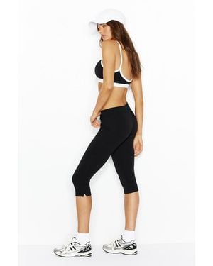 Garage Stretchterry Capri Trousers - Blue