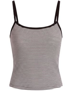 Garage Waffle Cami Top - Brown