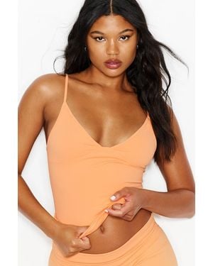 Garage Active Plunge Cami Top - Orange