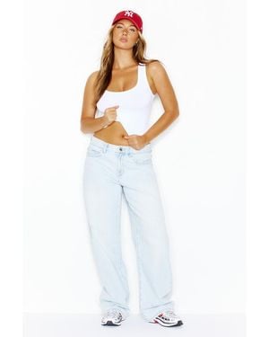 Garage Snatchrib Scoop Tank Top - Blue