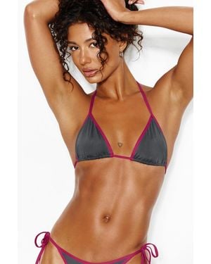 Garage Slider Triangle Bikini Top - Blue