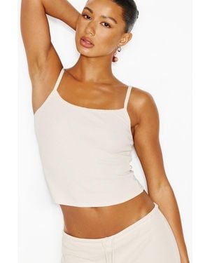 Garage Waffle Cami Top - White