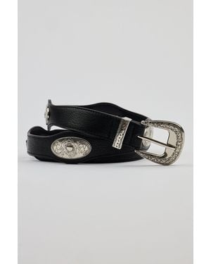 Garage Western Concho Strap Belt - Black