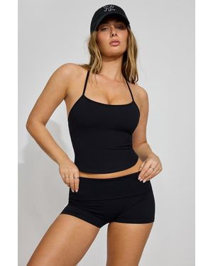 Garage Active Fold Micro Shorts - Black