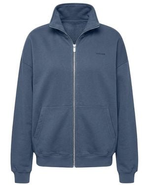 Garage Ultrafleece Mockneck Full Zip Sweatshirt - Blue
