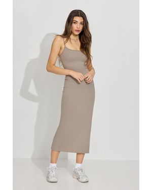 Garage Sleek Scoop Cami Maxi Dress - Multicolour