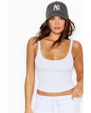 Garage Snatchrib Scoop Cami Top - White