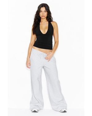 Garage Ruched Pixie Halter Top - White