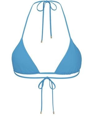 Garage Slider Triangle Bikini Top - Blue