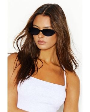 Garage Oval Slim Sunnies - Black