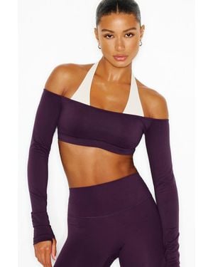Garage Active Double Layer Micro Top - Purple