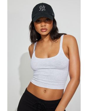 Garage Ribbed Tank Top - White