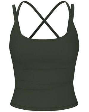 Garage Active Double Strap Cami Top - Green