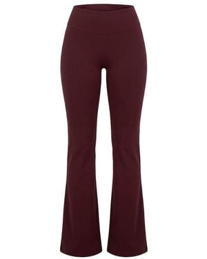 Garage Form Active Flare Trousers - Red
