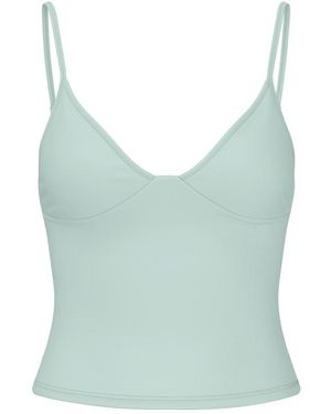 Garage Active Plunge Cami Top - White