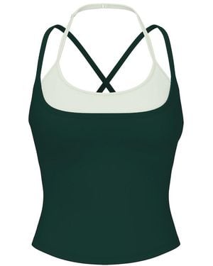 Garage Active Layered Tank Top - Green