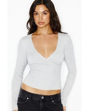 Garage Wrap Me Sweater - White