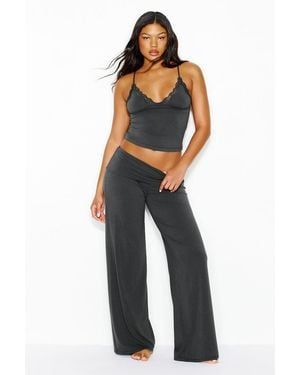 Garage Modal Foldover Pants - Blue