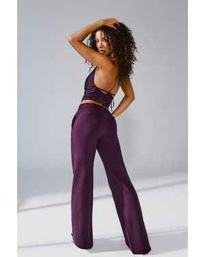 Garage Snatch Booty Stretchterry Pants - Purple
