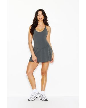 Garage Active Fit & Flare Mini Dress - Blue