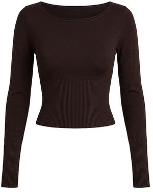 Garage Ryan Fitted Boatneck Jumper - Black