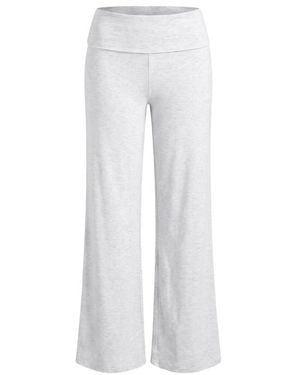 Garage Modal Foldover Trousers - White