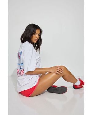 Garage Oversized Boyfriend Tee - Multicolor