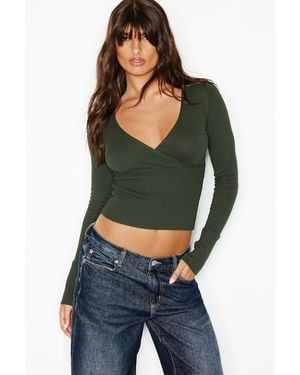 Garage Wrap Me Sweater - Green