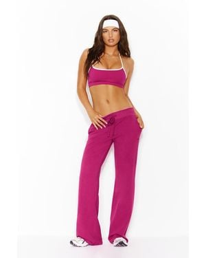 Garage Snatch Booty Stretchterry Trousers - Red
