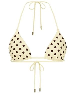 Garage Reversible Slider Triangle Bikini Top - Metallic