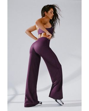 Garage Perfect Peach Active Pants - Purple