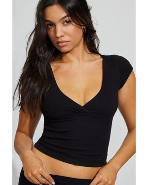 Garage Snatchrib Crossover T-Shirt - Black