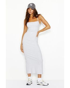 Garage Maxi Low Back Cami Dress - White