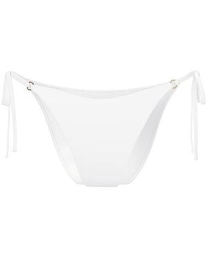 Garage Cheeky Side Tie Bikini Bottom - White