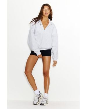Garage Ultrafleece Half Zip Sweatshirt - White